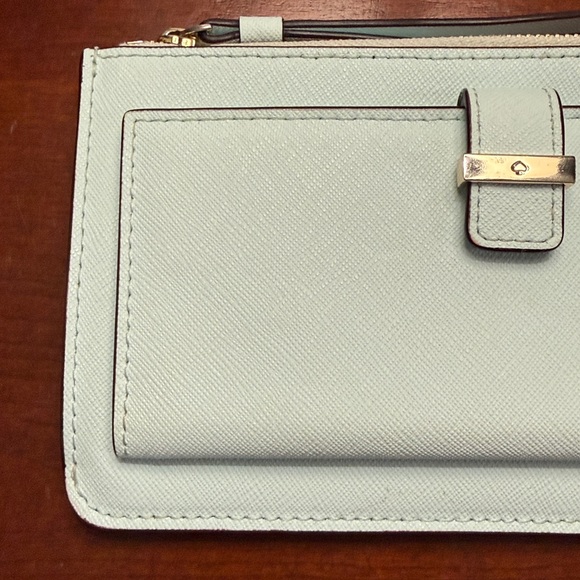 Kate Spade Light Blue Wristlet Wallet - Picture 9 of 11